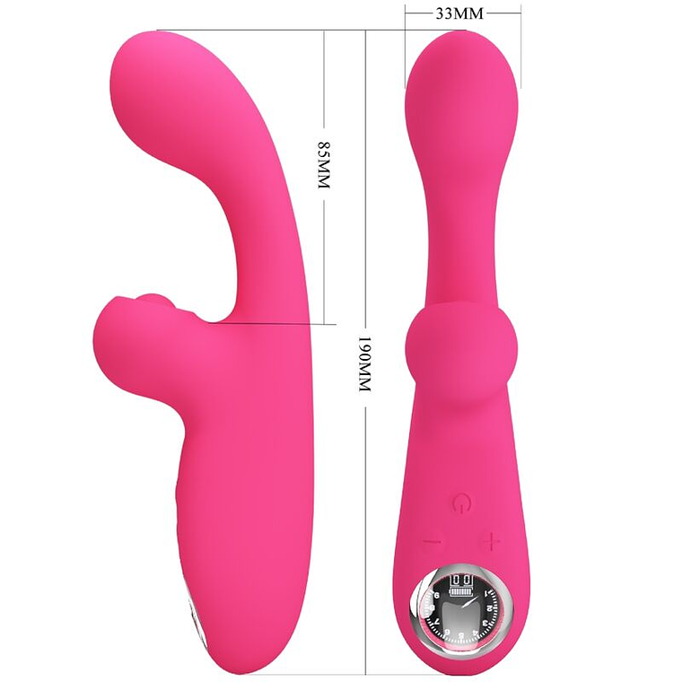 PRETTY LOVE - SKYLAR VIBRADOR ESTIMULADOR ROSA 1