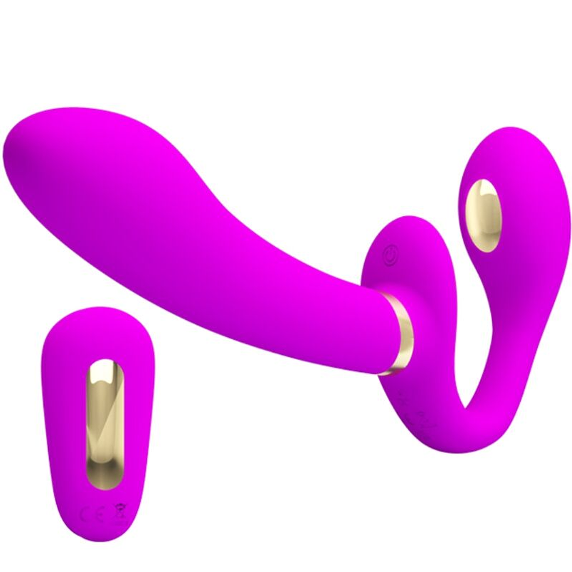 PRETTY LOVE - THUNDERBIRD VIBRADOR DUPLO COM CONTROLE REMOTO ROXO 1