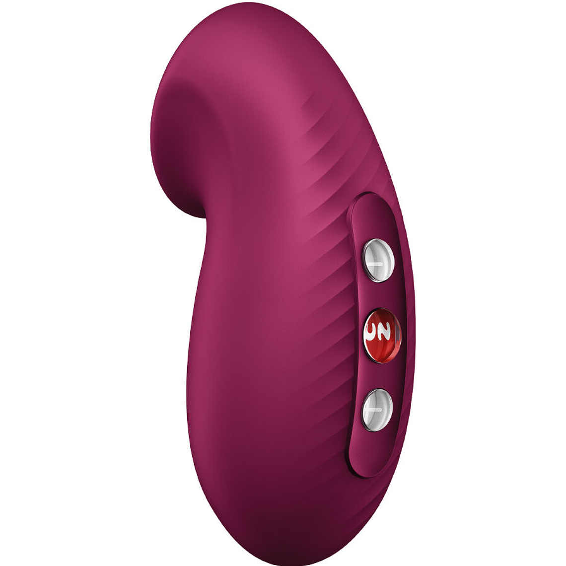 FUN FACTORY - VIBRADOR DESIRE AIR PULSE VERMELHO VINHO 1