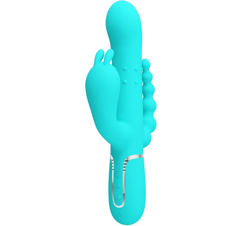PRETTY LOVE - CAMMY 4 EM 1 MULTIFUNCIONAL TRIPPLE RABBIT VIBRADOR AZUL 1