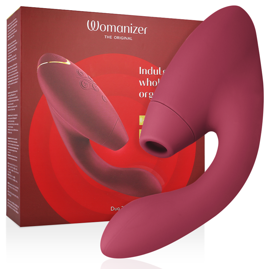 WOMANIZER - DUO 2 ESTIMULADOR BORDEAUX 1