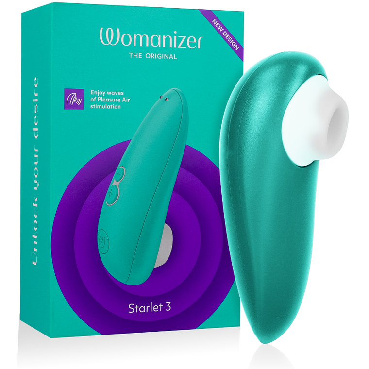 WOMANIZER - ESTIMULADOR CLITORIAL STARLET 3 TURQUESA 1