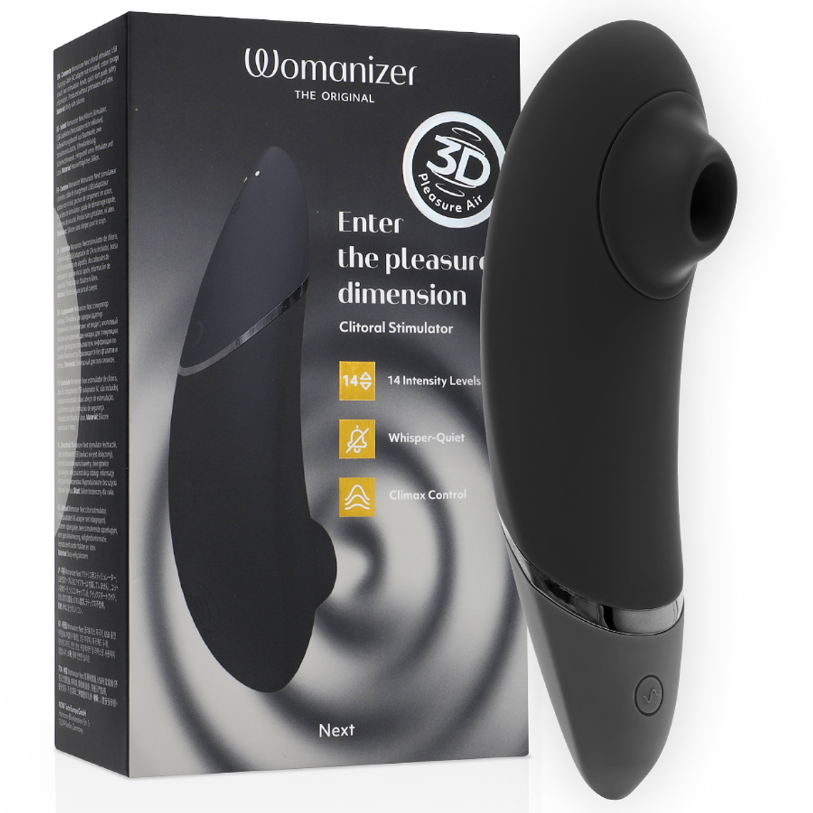 WOMANIZER - PRÓXIMO ESTIMULADOR CLITORIAL PRETO 1