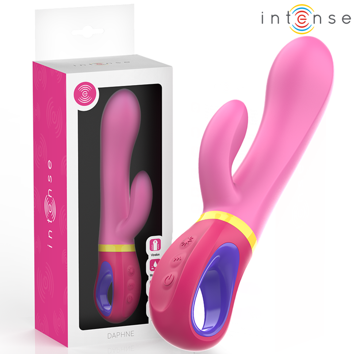 INTENSO - VIBRADOR DE COELHO ROSA DAPHNE 1