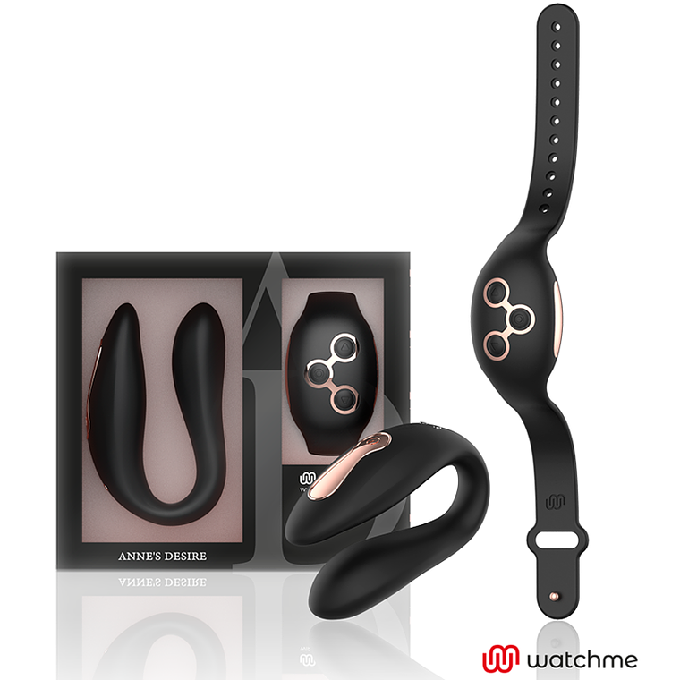 ANNES DESIRE - DUAL PLEASURE TECNOLOG A WATCHME PRETO/OURO 1