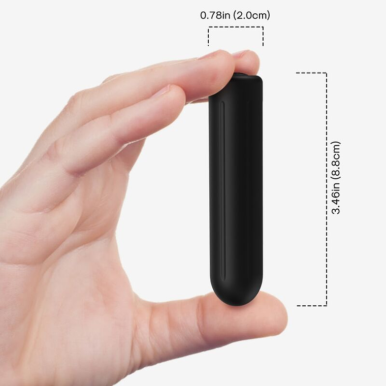 ARMONY - BALA VIBRADOR WARHEAD PRETO 2 CM x 8.8 CM 1