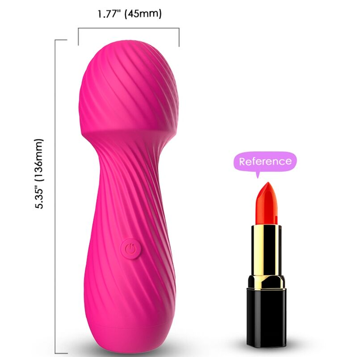 ARMONY - DAZZLE MASSAGER E VIBRADOR PEQUENO FÚCSIA 1