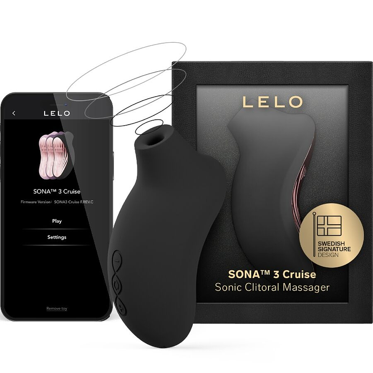 LELO - SONA 3 CRUISE MASSAGEADOR CLITÓRICO SÔNICO PRETO 1
