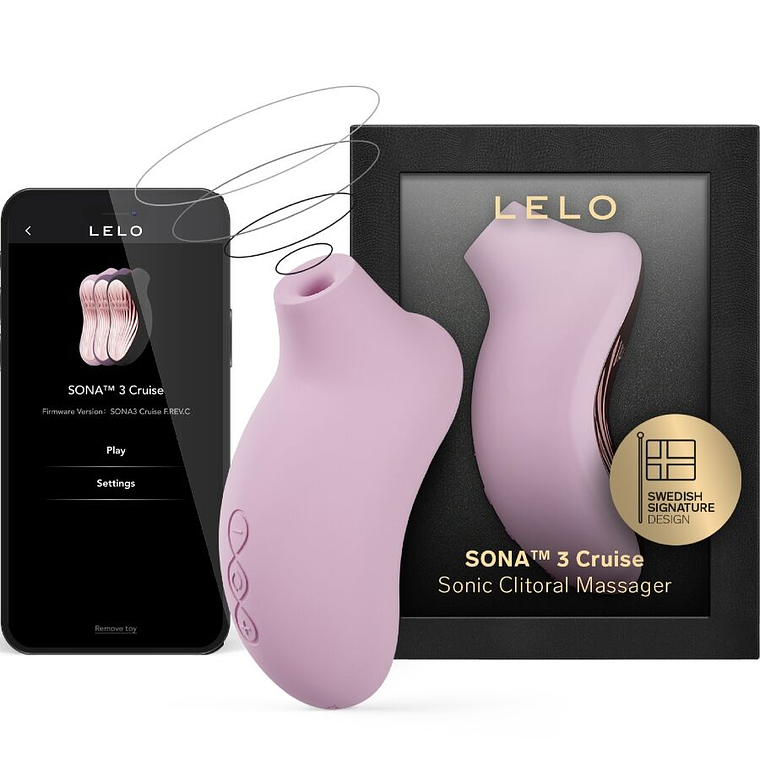 LELO - SONA 3 CRUISE MASSAGEADOR CLITÓRICO SÔNICO ROSA CLARO 1