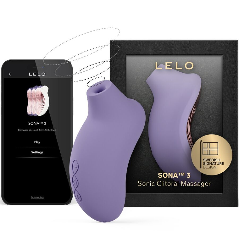 LELO - SONA 3 MASSAGEADOR CLITÓRICO SÔNICO VIOLET CREPÚSCULO 1