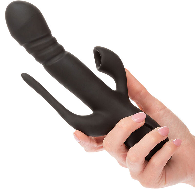 CALEXOTICS - VIBRADOR TRIPLO EUPHORIA PRETO 1