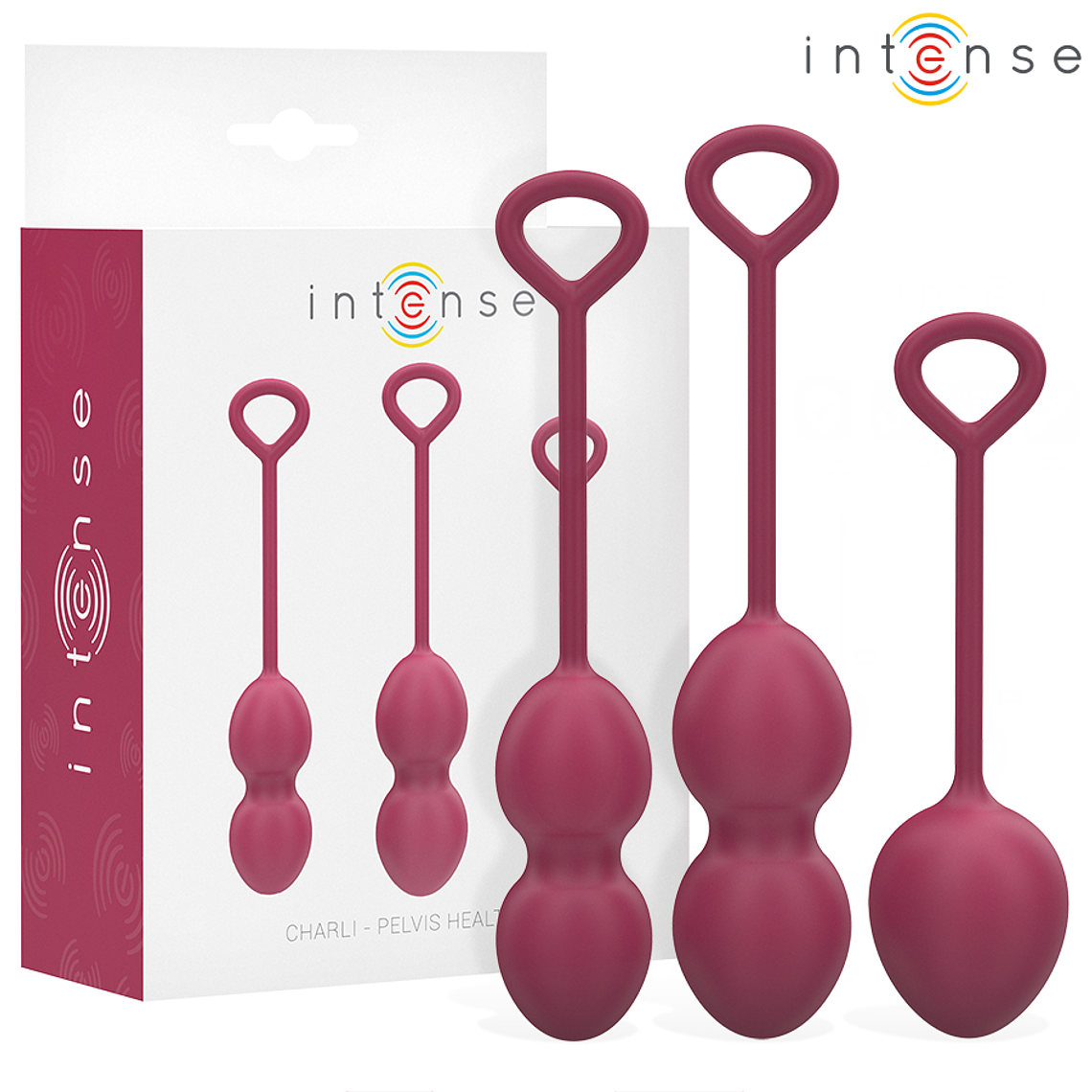 INTENSE - KIT CHARLI KEGEL BALL BURGUNDY 1