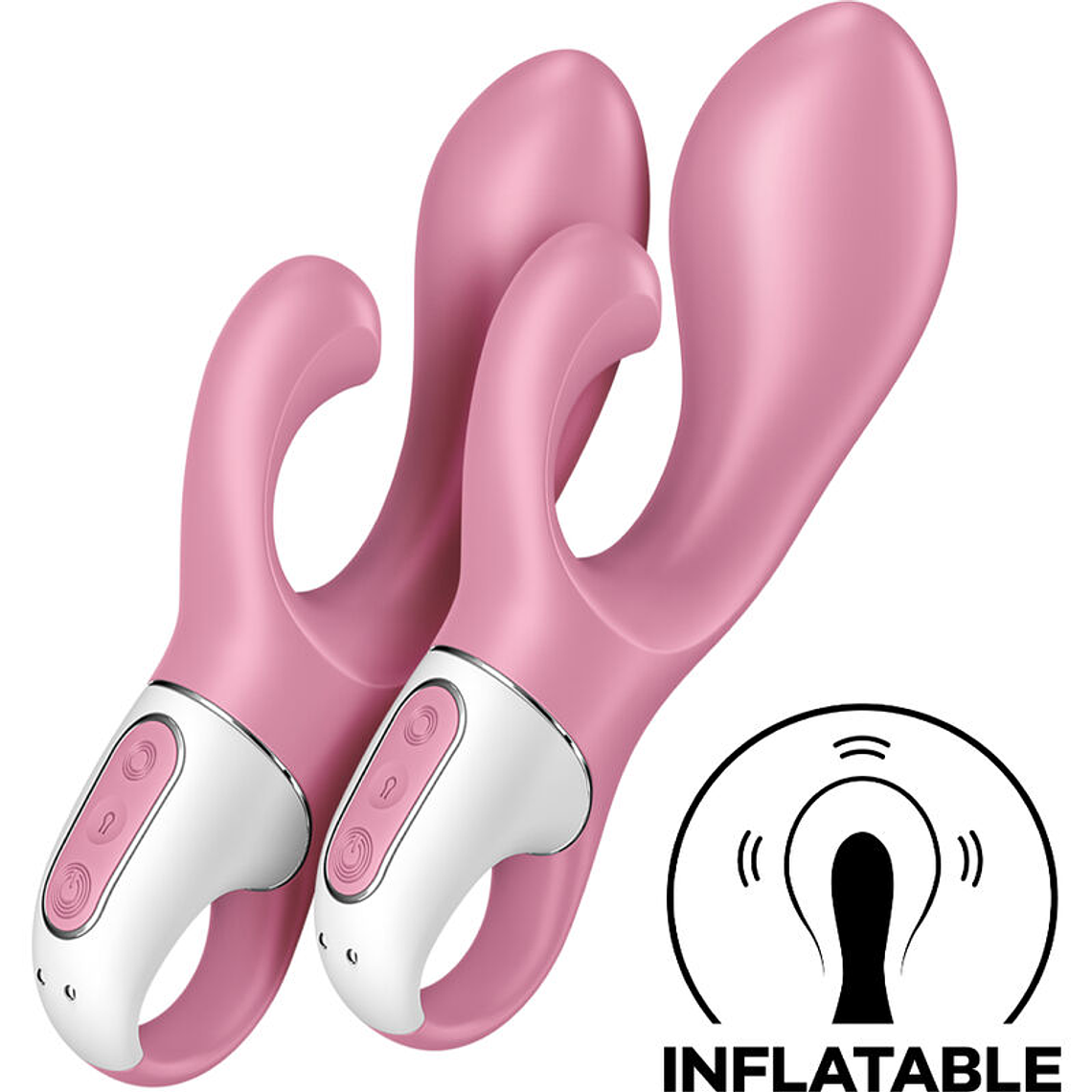 SATISFYER - BOMBA DE AR BUNNY 2 ROSA 1