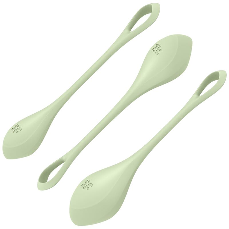 SATISFYER - CONJUNTO DE TREINO YONI POWER 2 VERDE 1