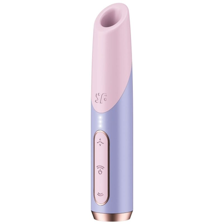 SATISFYER - ESTIMULADOR DE CLITÓRIS BOLD KISS WAVE ROSA / VIOLETA 1