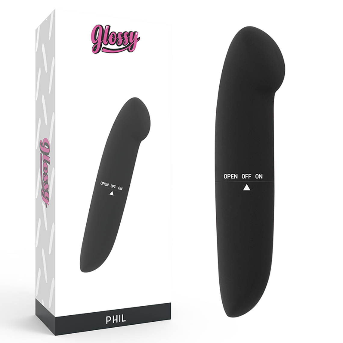 GLOSSY - VIBRADOR PHIL PRETO 1