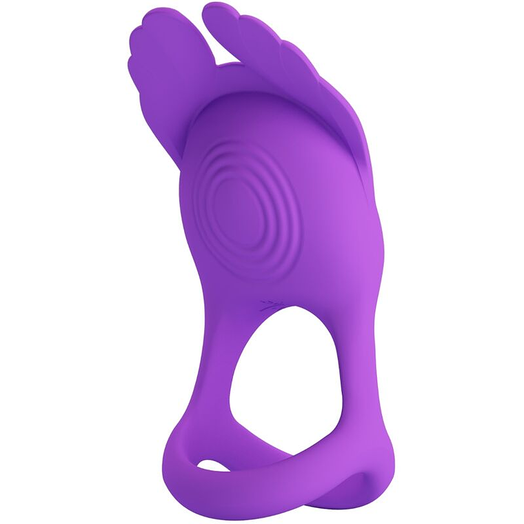 PRETTY LOVE - SILAS ANEL PARA PÊNIS VIBRANTE 7 VIBRAÕES SILICONE ROXO 1