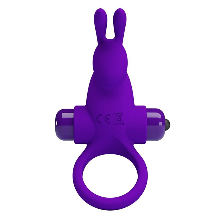 PRETTY LOVE - ANEL VIBRADOR I COELHO PARA PÊNIS ROXO 1