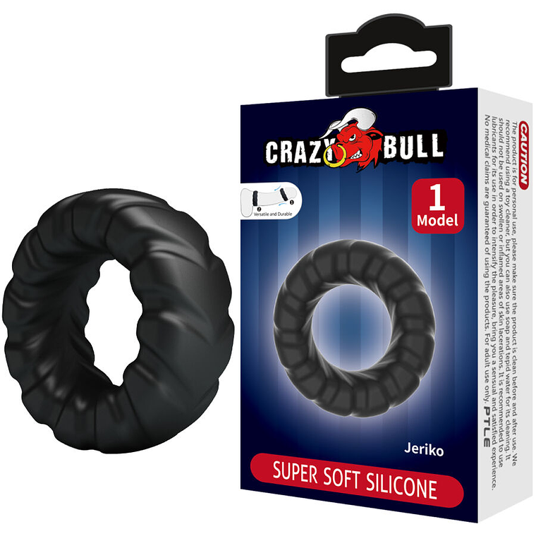 CRAZY BULL - ANEL DE SILICONE JERIKO MODELO 1 1