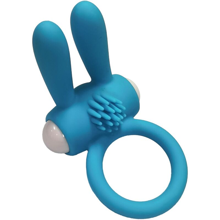 ARMONY - MR BUNNY ANEL VIBRADOR SILICONE PRETO 1