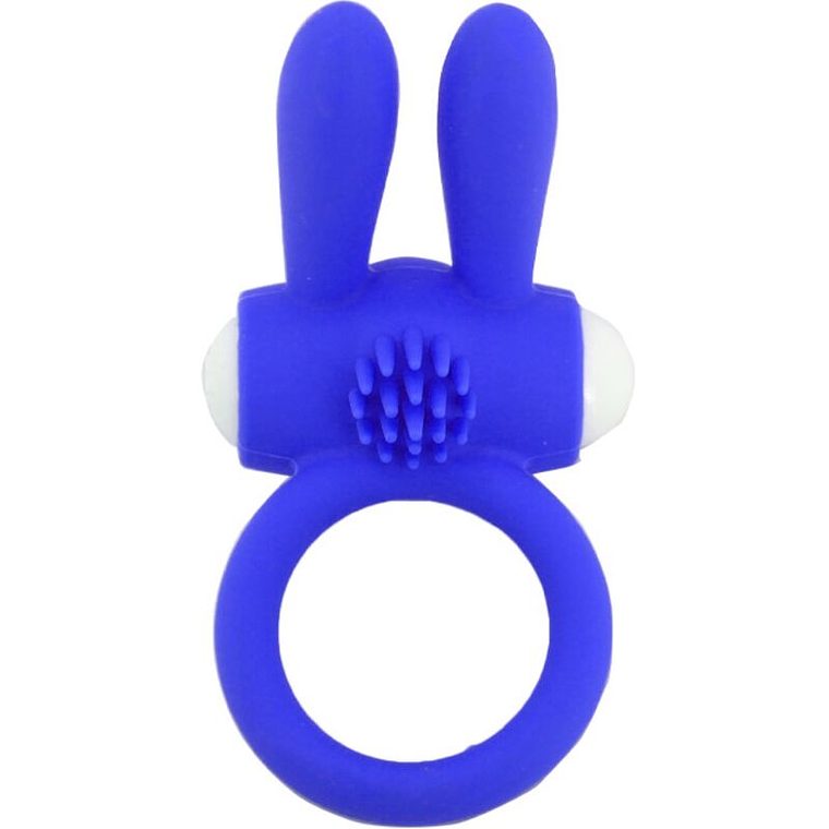 ARMONY - MR BUNNY ANEL VIBRADOR SILICONE AZUL 1