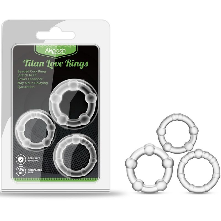 ARMONY - TITAN LOVE ANEL FRESADO CARNE 1