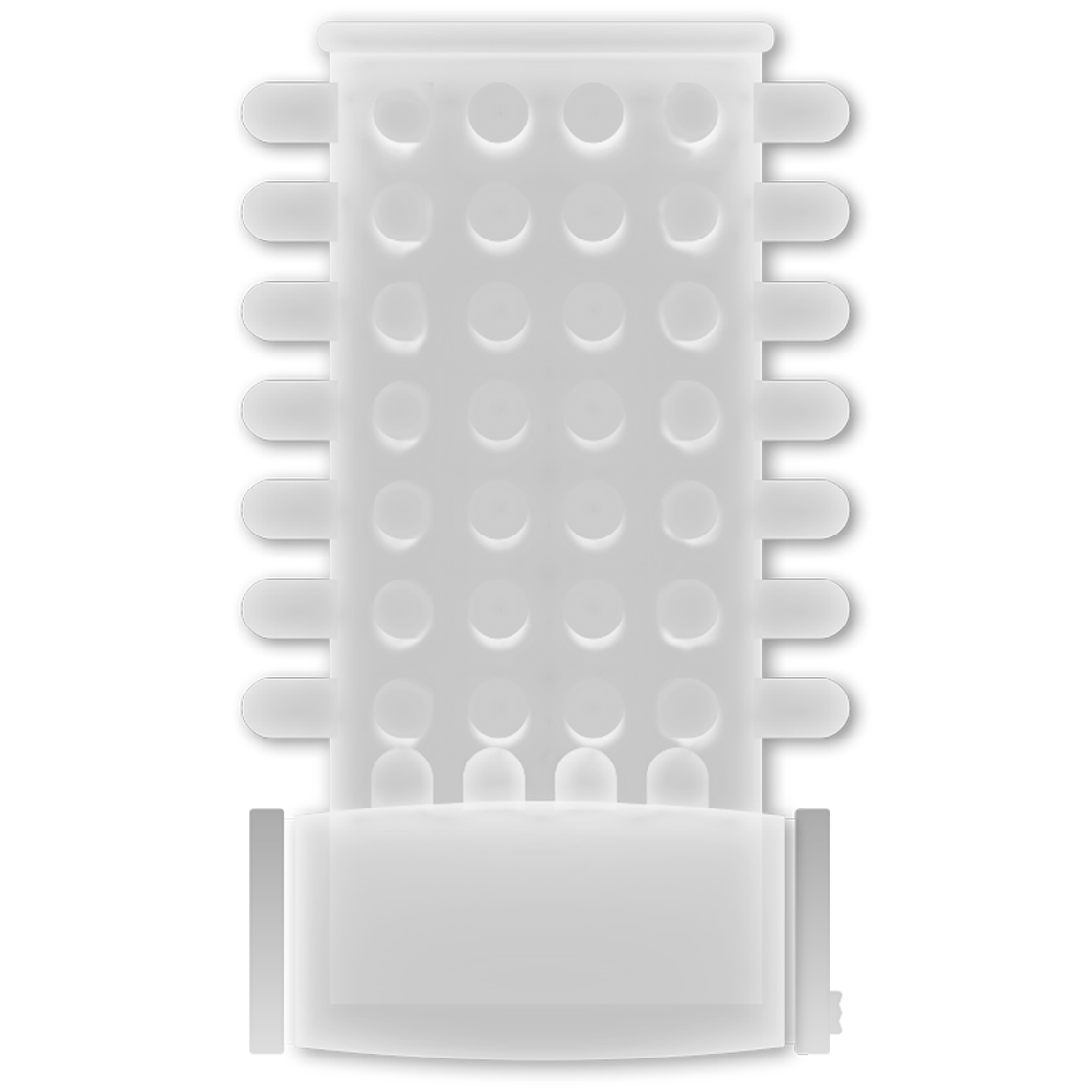 CASUAL LOVE - TAMPA DO PÊNIS DO VIBRADOR TRANSPARENTE ANEL 1