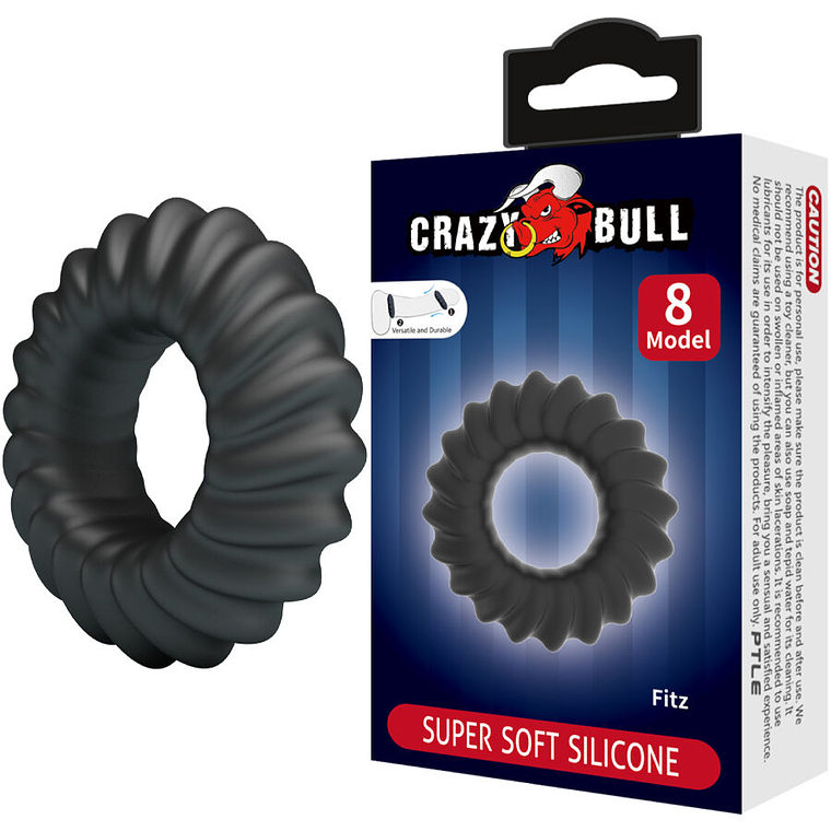 CRAZY BULL - ANEL DE SILICONE FITZ MODELO 8 1