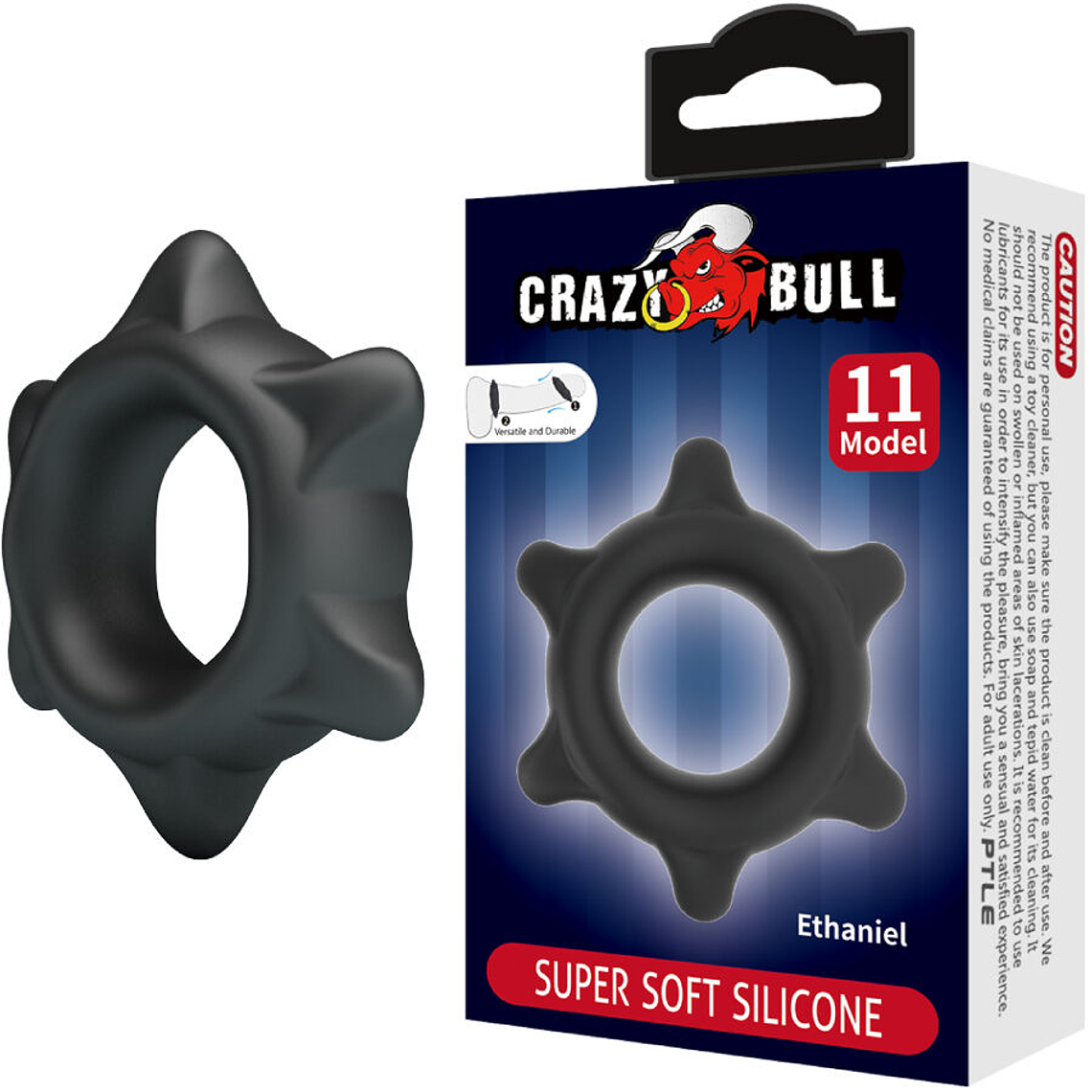 CRAZY BULL - ANEL DE SILICONE ETHANIEL MODELO 11 1