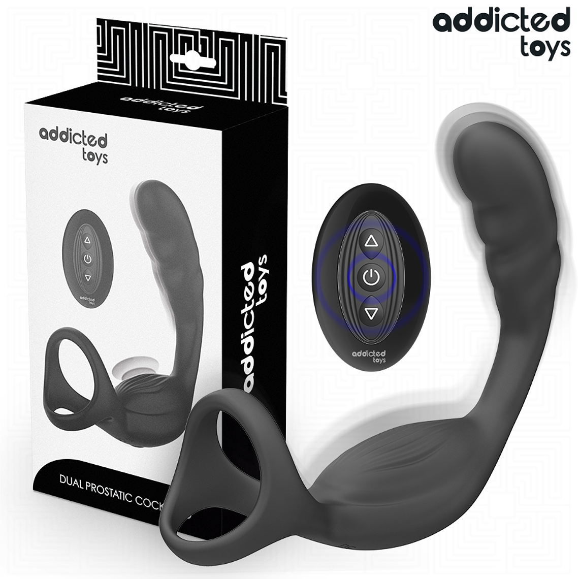 ADDICTED TOYS - ANEL PENIANO DUPLO PARA PRÓSTATA COM CONTROLE REMOTO 1