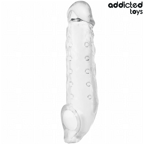 ADDICTED TOYS - BAINHA DE PÊNIS TRANSPARENTE TAMANHO M 27 CM