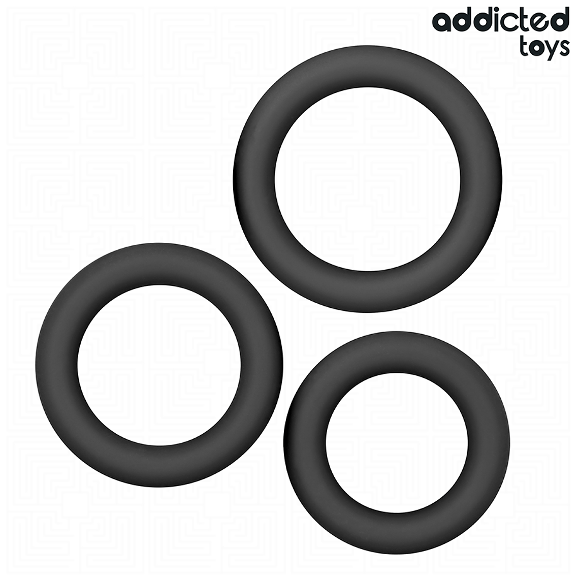 ADDICTED TOYS - CONJUNTO DE ANÉIS DE SILICONE MODELO 1 1