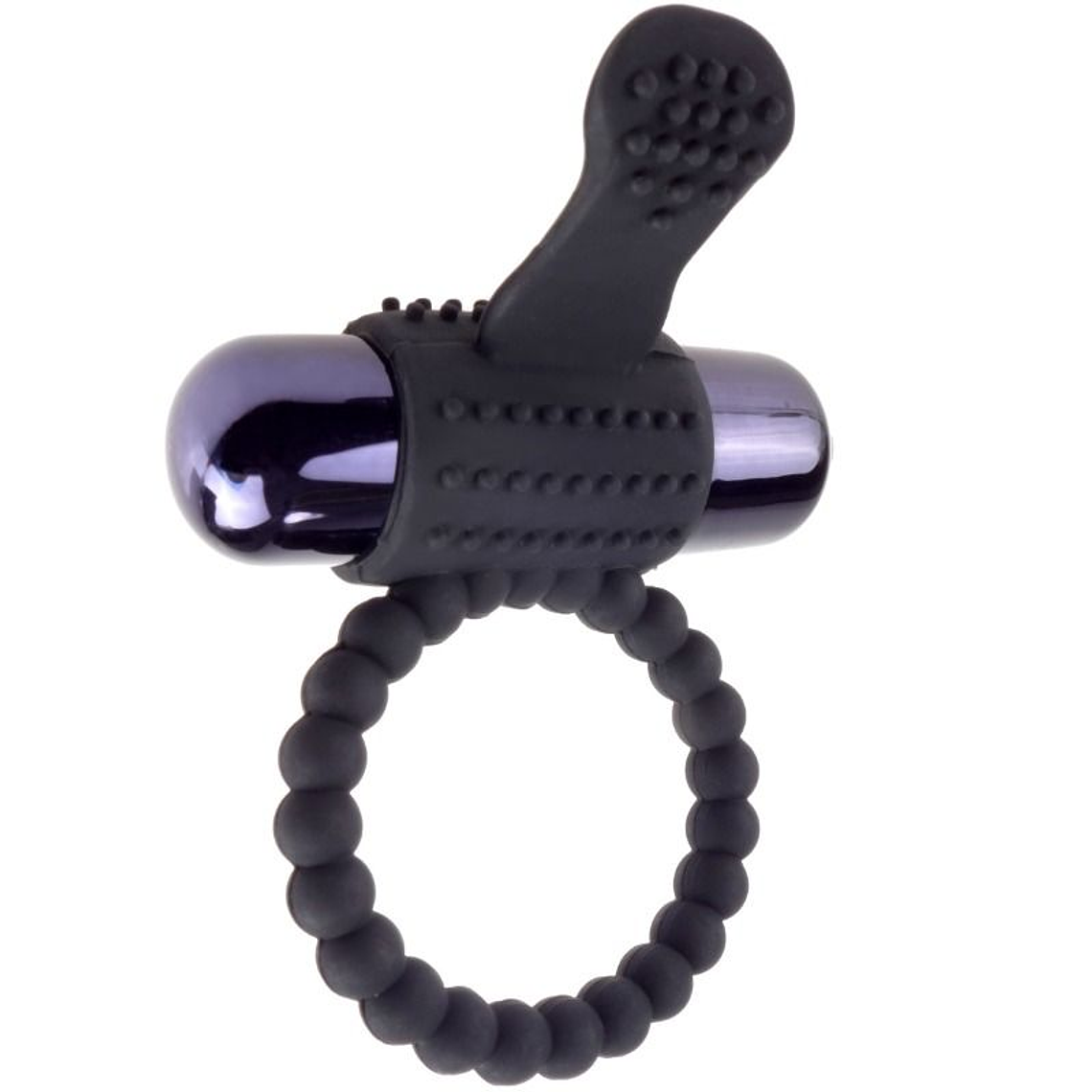 FANTASY C-RINGZ - ANEL VIBRANTE DE SILICONE PRETO 1