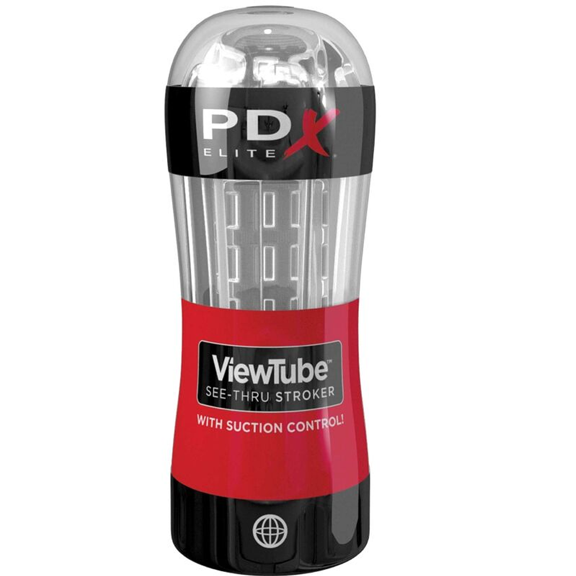 PDX ELITE - STROKER MASTURBADOR VIEWTUBE CONTROLE SUCÇÃO CLARA 1