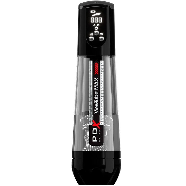 PDX ELITE - VIEWTUBE MAX VIEW MASTURNADOR AUTOMÁTICO COM SUCÇÃO TRANSPARENTE 1