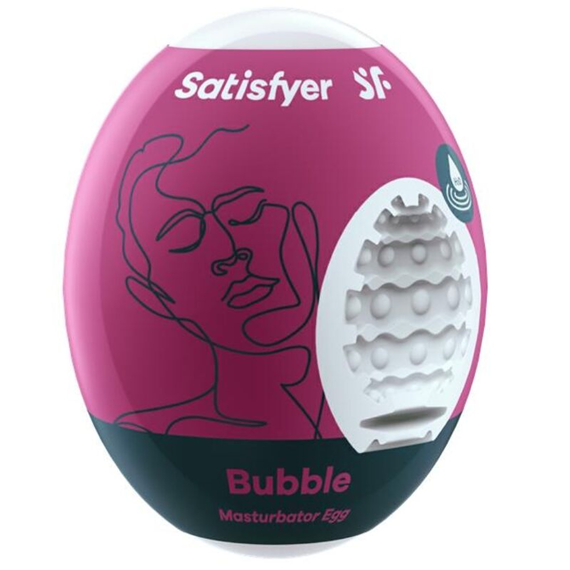 SATISFYER - OVO MASTURBADOR BUBBLE 1