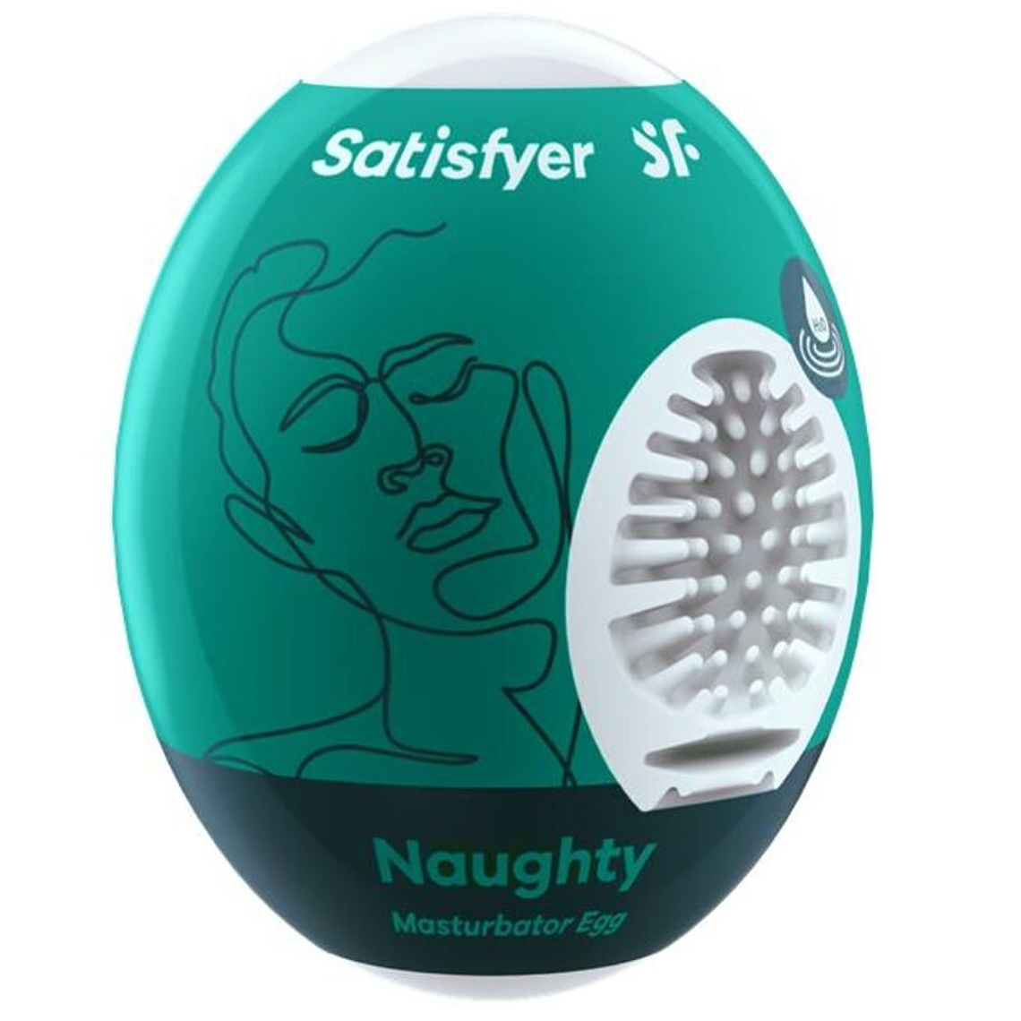 SATISFYER - OVO MASTURBADOR NAUGHTY 1