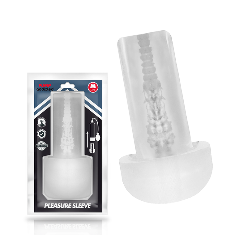 PUMP ADDICTED - MASTURBADOR COM MANGA DE PRAZER TAMANHO M 1