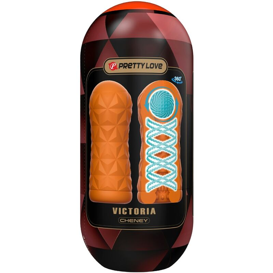 PRETTY LOVE - MASTURBADOR VICTORIA CHENEY LARANJA 1