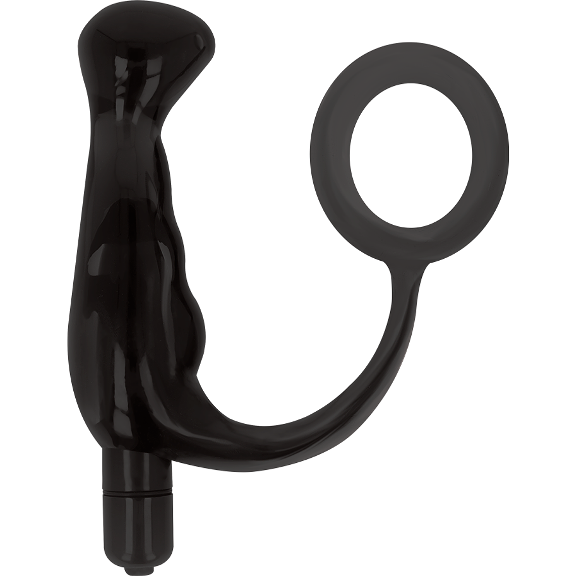 ADDICTED TOYS - VIBRADOR- PROST TICO PRETO 10 CM 1