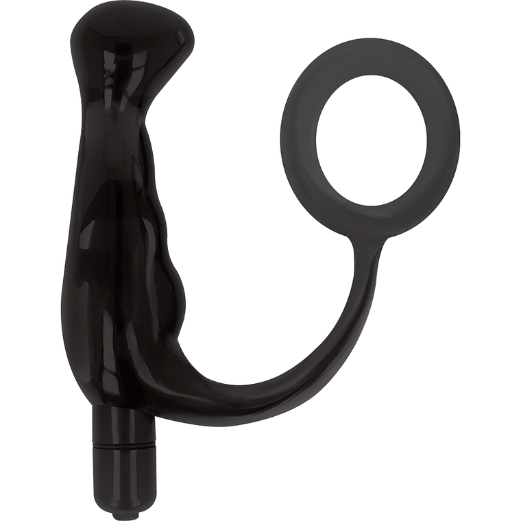 ADDICTED TOYS - VIBRADOR- PROST TICO PRETO 10 CM 1