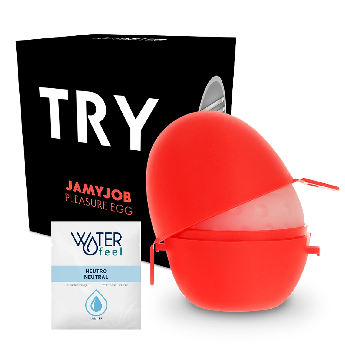 JAMYJOB -MASTURBADOR EGG VERSO PRETA DISCRETT 1