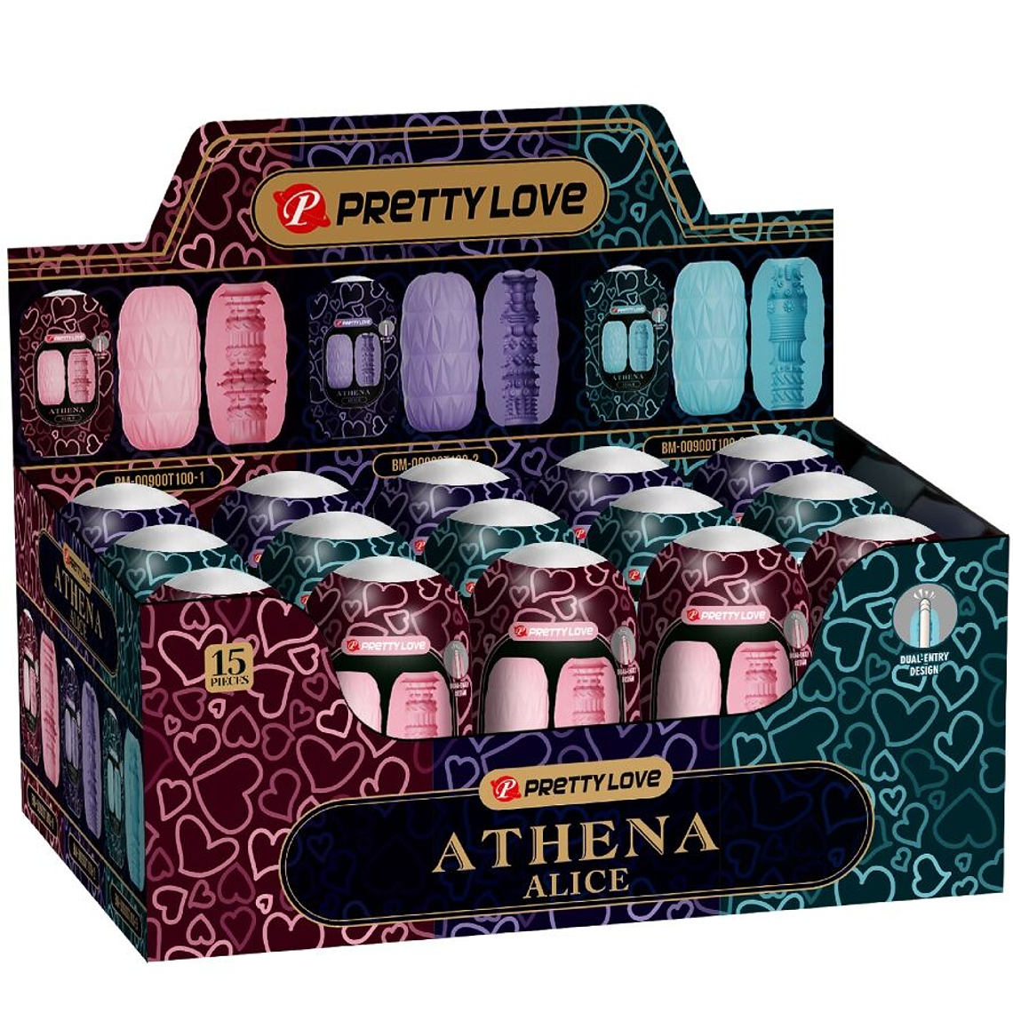 PRETTY LOVE - ATHENA ALICE PACK 15 MASTURBADORES MASCULINOS VARIOS 1