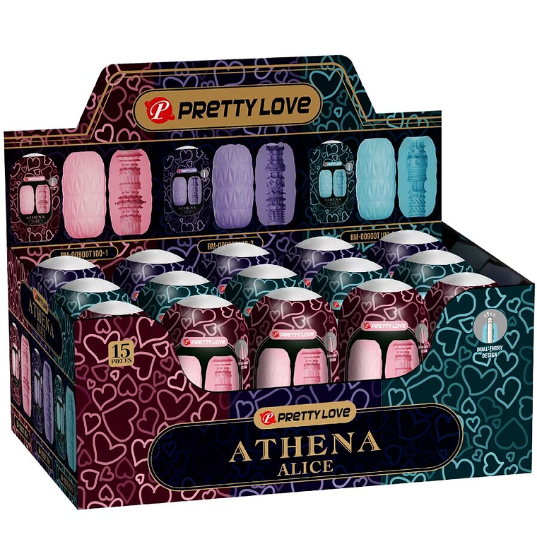 PRETTY LOVE - ATHENA ALICE PACK 15 MASTURBADORES MASCULINOS VARIOS 1