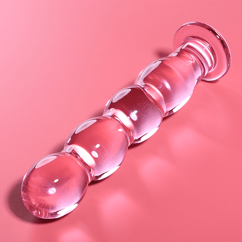 NEBULA SERIES BY IBIZA - MODELO 10 DILDO VIDRO BOROSILICADO ROSA 16.5 CM -O- 3.5 CM