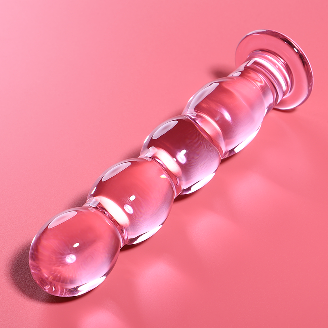 NEBULA SERIES BY IBIZA - MODELO 10 DILDO VIDRO BOROSILICADO ROSA 16.5 CM -O- 3.5 CM 1