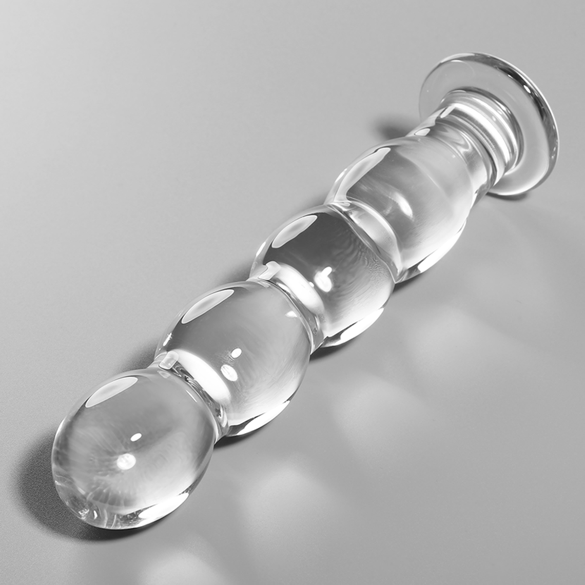 NEBULA SERIES BY IBIZA - MODELO 10 DILDO VIDRO BOROSILICADO TRANSPARENTE 16.5 CM -O- 3.5 CM 1