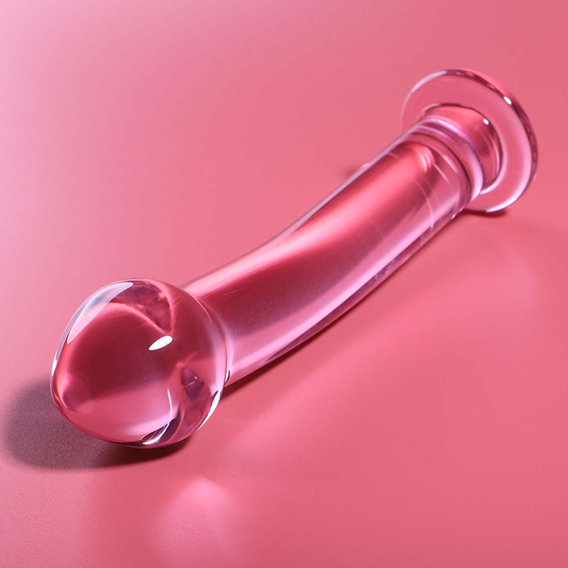 NEBULA SERIES BY IBIZA - MODELO 11 DILDO VIDRO BOROSILICADO ROSA 16 CM -O- 3 CM 1
