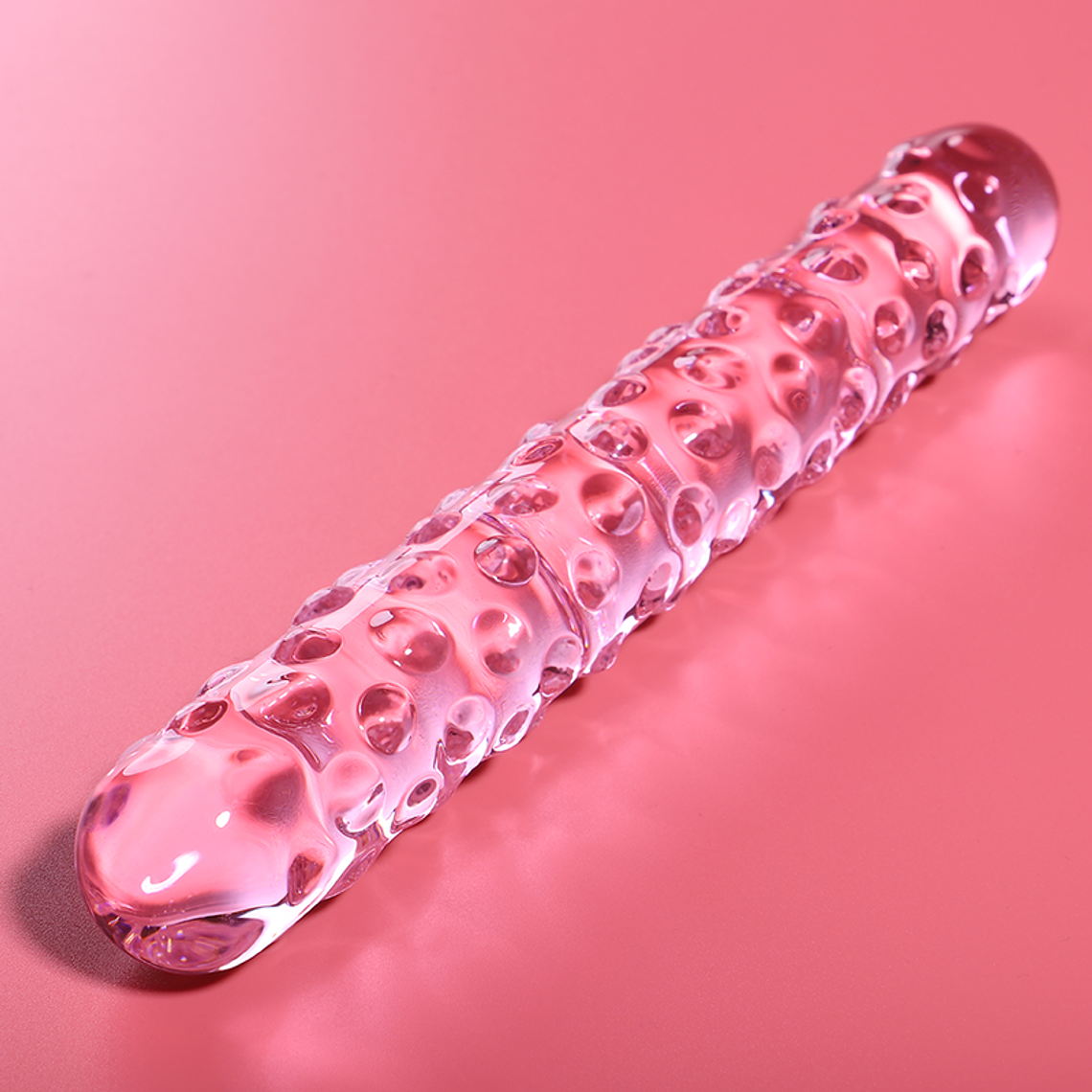 NEBULA SERIES BY IBIZA - MODELO 15 DILDO VIDRO BOROSILICADO ROSA 18.5 CM -O- 3 CM 1