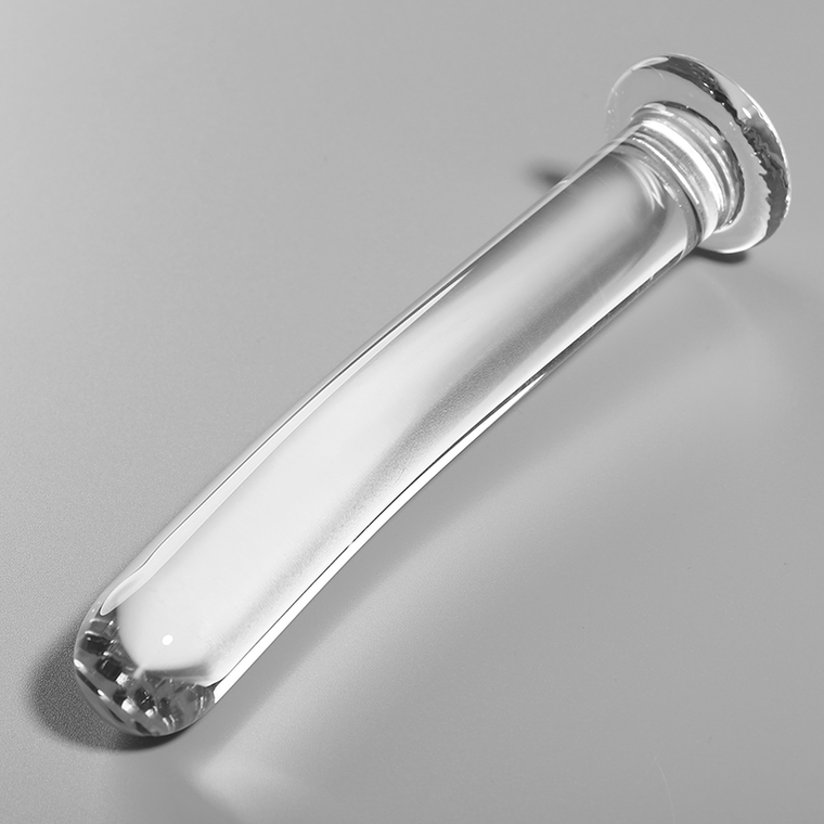 NEBULA SERIES BY IBIZA - MODELO 17 DILDO VIDRO BOROSILICADO TRANSPARENTE 18.5 CM -O- 3 CM 1